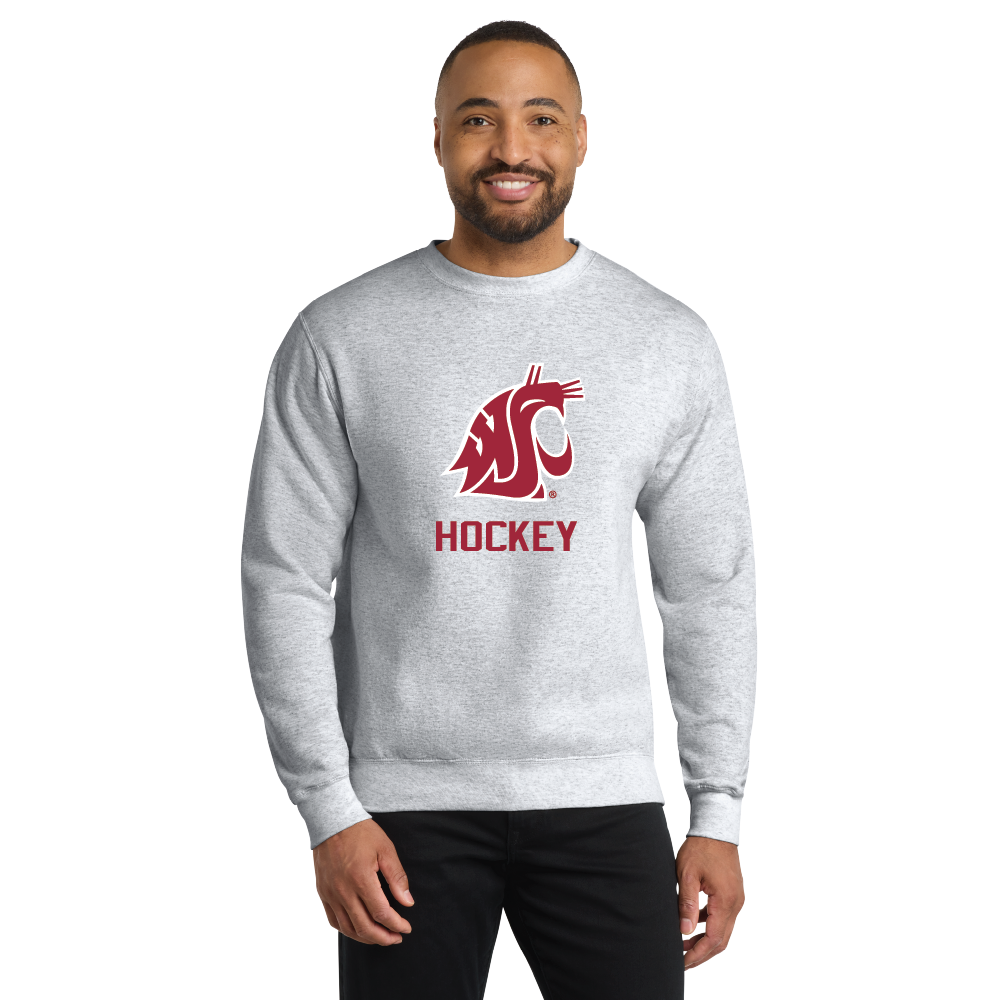 Port & Co Core Fleece Crewneck Sweatshirt - WSU