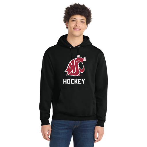 Port & Co Core Fleece PO Hooded Sweatshirt - WSU