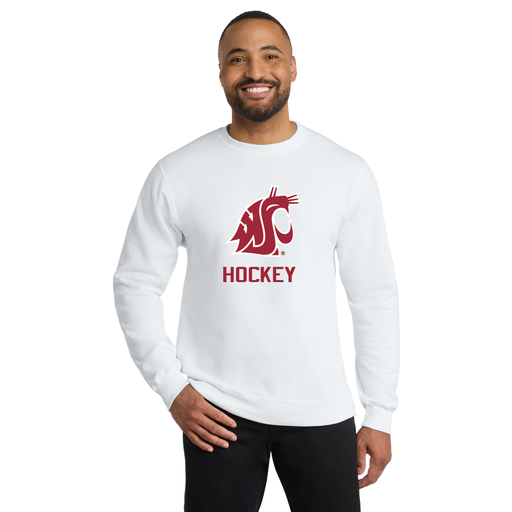 Port & Co Core Fleece Crewneck Sweatshirt - WSU